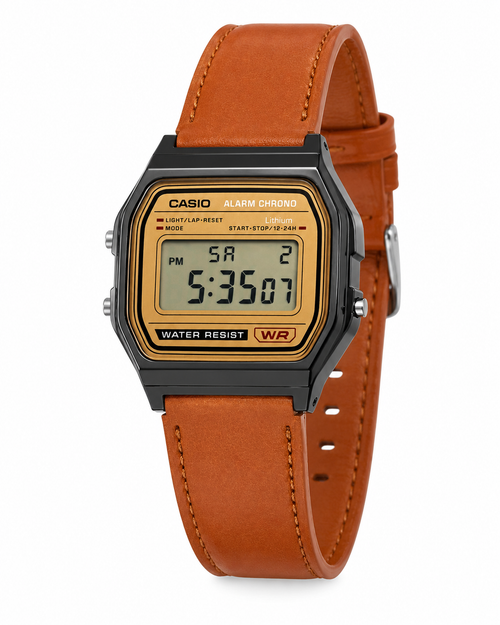 Casio A158 “Leather cord” by İONwatches